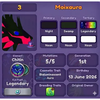 MOIXAURA | DRAGON ADVENTURES 