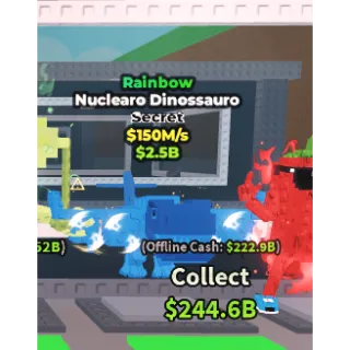 nuclearo dinossauro 150m/s