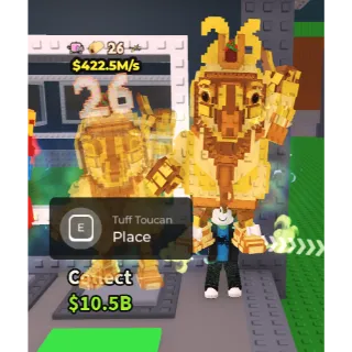 gold tuff toucan 422.5ms