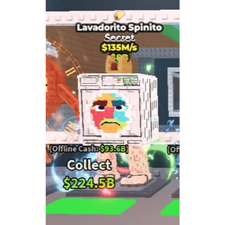 lavadorito spinito 135m/s