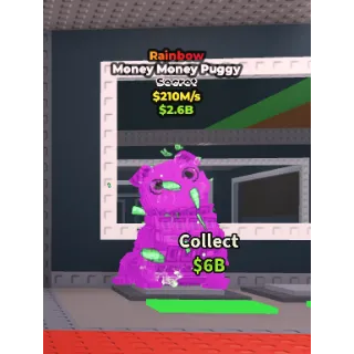 Rainbow Money Money Puggy