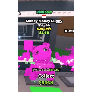 Rainbow Money Money Puggy