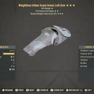Weightless Scout Arm