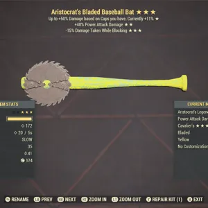 Yellow Bat LVL 45