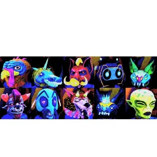 Full Glowing Mask Set