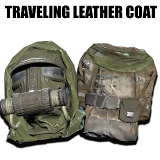 Traveling Leather Coat