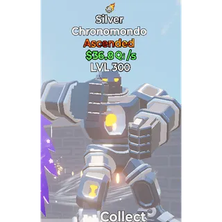 Go up For Brainrots - Silver Chronomondo lvl300 - 36.8Qi/s