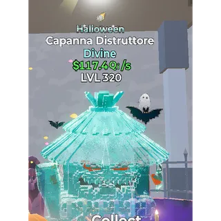Go up For Brainrots - Halloween Capanna Distruttore lvl320 - 117.4Qi/s