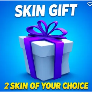 Fortnite Vbucks 2x Skin Gift (Read the description)