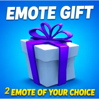 Fortnite Vbucks 2x Emote Gift (Read the description)
