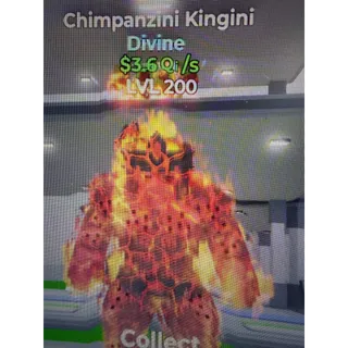 Go Up For Brainrots Fortnite / Lava Divine Chimpanzini Kingini LvL 200 - 3.6Qi/s