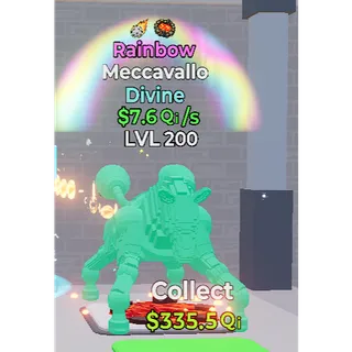 Go up for brainrots - Rainbow Meccavallo lvl200 - 7.6Qi/s