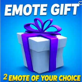 Fortnite Vbucks 2x Emote Gift (Read the description)