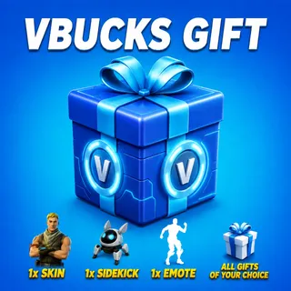 Fortnite Vbucks Skin/Sidekick/Emote Gift (Read the description)