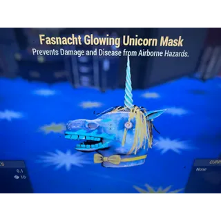 Glowing unicorn 
