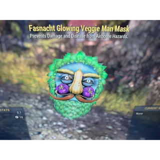 Glowing veggie man