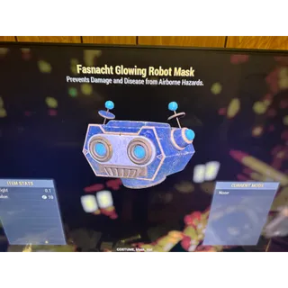 Glowing robot 
