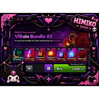 Anime Expeditions - Villain Bundle #2