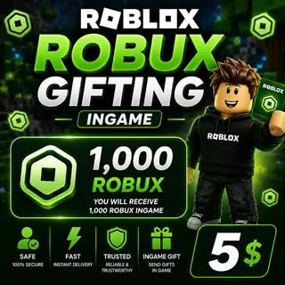 1,000 ROBUX INGAME GIFTING