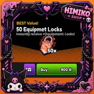 Anime Expeditions [RELEASE] > 50 Equipment Locks (999R)