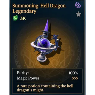 Hell Dragon Legendary