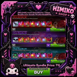 Anime Expeditions [RELEASE] > ALL Villain Bundle ⭐