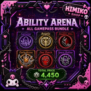 Ability Arena - All Gamepass Bundle [4,450R]