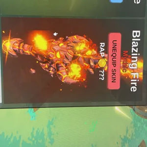 blazing fire mythic skin