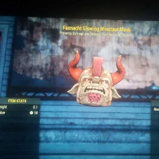 Glowing Minotaur Mask