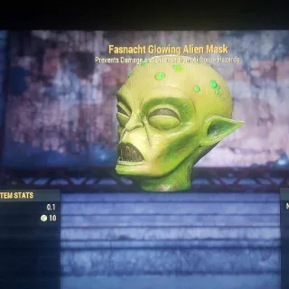 Glowing Alien Mask