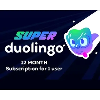 Duolingo Super 12 Months Key