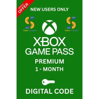 Xbox Game Pass 1 Month Premium { NEW USERS }