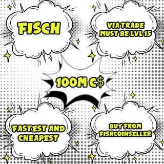 [FISCH] 🐟100.000.000+ C$ | 100 Million Fisch Cash 💰 / CHEAPEST AND FASTEST / HUGE DISCOUNTS