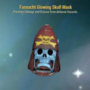 Fasnacht glowing skull