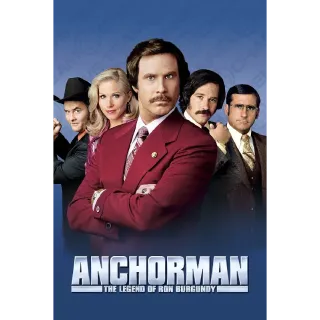 Anchorman: The Legend of Ron Burgundy (4K UHD / VUDU / iTunes)