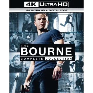 The Bourne Complete Collection (4K UHD / MOVIES ANYWHERE / 5 MOVIES)