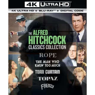 The Alfred Hitchcock Classics Collection 3 (4K UHD / MOVIES ANYWHERE)