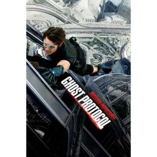 Mission: Impossible - Ghost Protocol (4K UHD iTunse or HDX VUDU)