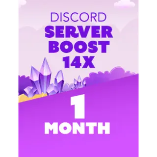 14X 1 Month Discord Server Boost