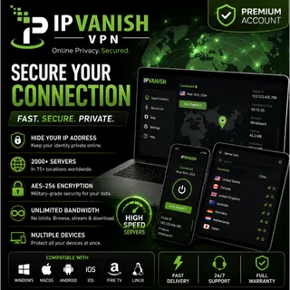 IPVanish VPN 1 year Premium