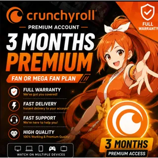 Crunchyroll MEGA FAN 12 Months