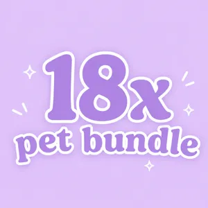 18x random pets