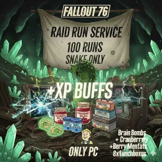 FALLOUT 76 RAID RUN SERVICE PC