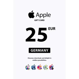 Apple 25 EUR Gift Card (Germany) - Automatic delivery