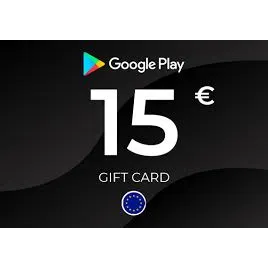 Google Play Gift Card 15 EUR Key - EU