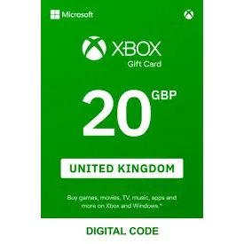 Xbox 20 GBP Gift Card (United Kingdom) - Automatic delivery