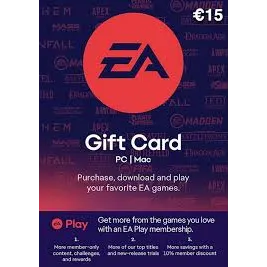 EA Origin Gift Card 15 EUR Origin Key - EU