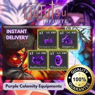 Purple Calamity Equipments | Jujutsu Infinite