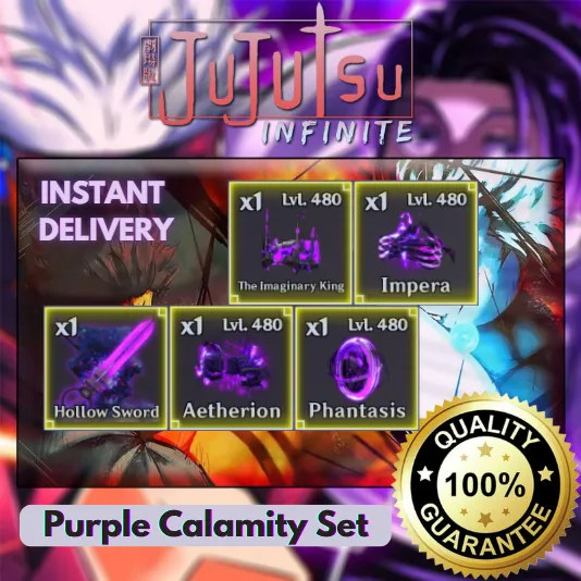 Purple Calamity Set - Jujutsu Infinite Game Item - Gameflip