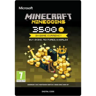 Minecraft: Minecoins Pack: 3500 Coins [Digital Code] [GLOBAL]